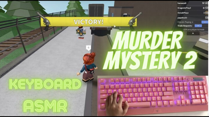 MURDER MYSTERY 2 KEYBOARD ASMR II Request #MM2 #roblox #keyboardasmr