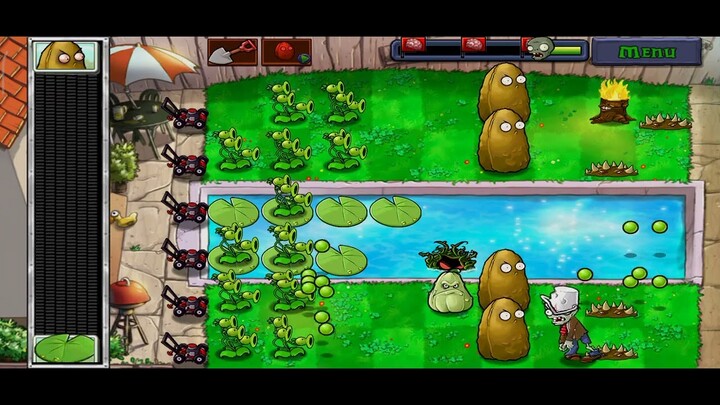 PLANTS VS ZOMBİES - MAX LEVEL GAMEPLAY #gameplay #games #shorts #game #plantsvszombies