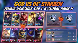 Ketemu Squad Fenrir Dongkak !! GOD VS DE STARBOY !! SQUAD TOP 1 GLOBAL RANK🔥
