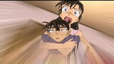 look how annoyed conan when ran scared watching a horror movie 😂 | Detective Conan