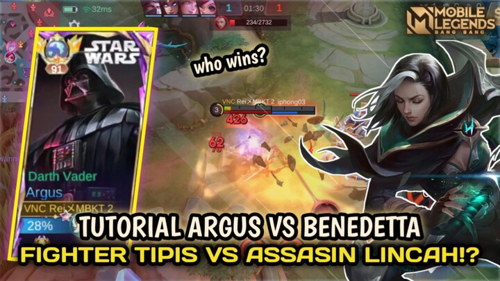 TUTORIAL GAMEPLAY ARGUS VS BENEDDETA