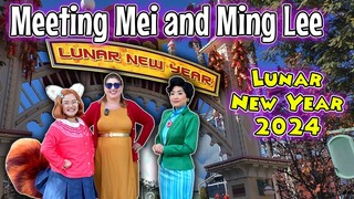 Disney California Adventure Lunar New Year | Turning Red Meet and Greet with Panda Mei and Ming Lee