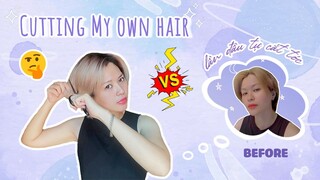 Lần Đầu Tự Cắt Tóc Tại Nhà Và Cái Kết Ngỡ Ngàng | HOW I CUT MY OWN HAIR || Go With Lynn