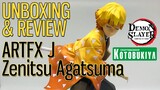 Unboxing & Review Figure ARTFX J Demon Slayer: Kimetsu no Yaiba - Zenitsu Agatsuma! (ENG SUB)