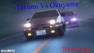 Okuyama vs Takumi [REMAKE] | Initial D battle remake S2Ep9