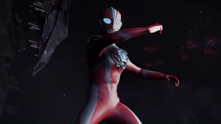 Is this part in the trailer PV of "Ultraman Omega" CG? Leather suit?