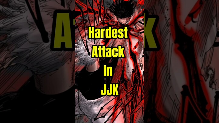 The Most Difficult Attack In Jujutsu Kaisen #anime #jujutsukaisen #gojo