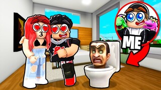 pretending to be skibidi toilet to spy on roblox oders