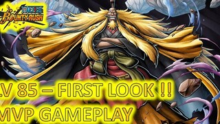 Lv 85 - SHIKI MVP เกมเพลย์ดูครั้งแรก One Piece Bounty Rush OPBR Strong World 35 Anniversary