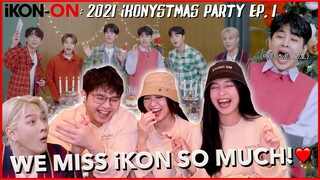 iKON-ON : 2021 iKONystmas Party EP. 1 REACTION ❤️ | SIBLINGS REACT