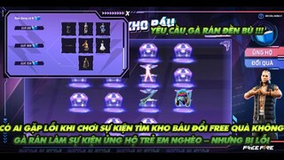 Free Fire| Có ai lỗi sự kiện tìm kho báu đổi đồ Free không? - Gà rán làm sự kiện ủng hộ trẻ em nghèo