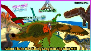 Cách Cài Addon Thuần Hóa Khủng Long Bản Cập Nhật Thú Mới Cực Ngầu Cho Mcpe 1.16.+ | KIDING MC