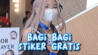 Bagi Bagi Stiker Gratis di Event Waku Waku Festifal