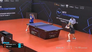 RENJIAYI-LOTTA ROTHFUSS-WTT Youth Contender Berlin 2025 Presented by Seeger-GROU