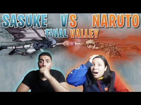 GIRLFRIEND FIRST TIME WATCHING - NARUTO VS SASUKE (FINAL VALLEY) FIGHT REACTION!