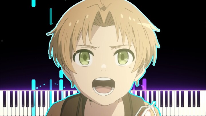 Mushoku Tensei: Isekai Ittara Honki Dasu OP - Tabibito no Uta | [Piano Cover] (Synthesia)「ピアノ」