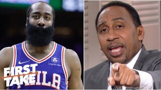 FIRST TAKE "James Harden is not ‘washed’, he’s just 32 years old" Stephen A. Game 2: 76ers vs Heat