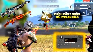 [Free Fire] Hướng Dẫn Chỉnh Bắn 3 Ngón Đấu Tranh Với iPad |TK Sói