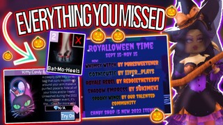 EVERYTHING YOU MIGHTVE MISSED IN HALLOWEEN UPDATE! ROBLOX Royale High Royalloween Tea