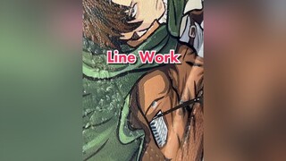 Line work levi paint aot foryoupage