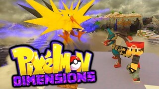 A LEGENDARY ENCOUNTER! Pixelmon Dimensions Minecraft Pokemon!