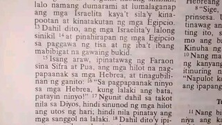 Pang Araw Araw na Talata.               Exodus 1:15-22