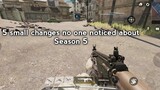 5 small changes no one noticed about CODM Season 5