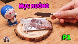 Nấu ăn mini - mực nướng -ミニクッキング イカ焼き