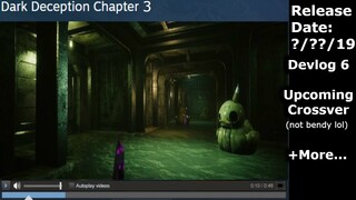 Dark Deception - Chapter 3 Update & Devlog 6 Coming! + Crossover, More!