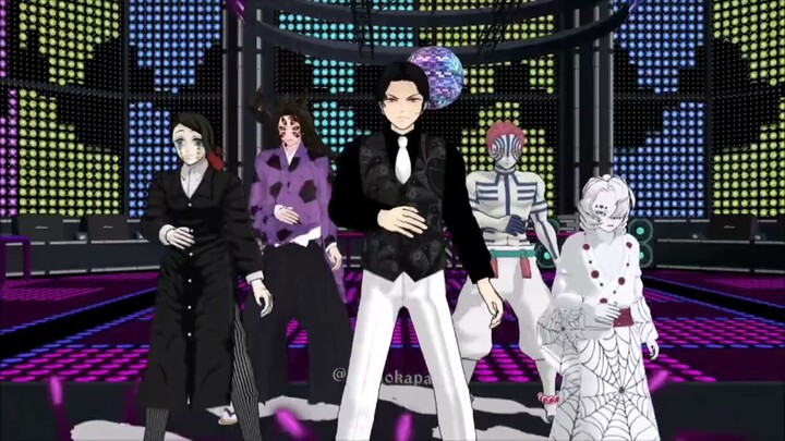 Thriller - muzan ft demons | MMD #muzan #demonslayer