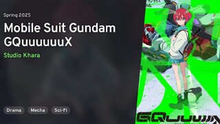 NEW ANIME| Mobile Suit Gundam GQuuuuuuX| E01| Official Hindi Dubbed