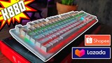 Budget Mechanical Gaming Keyboard | Gigaware K880 White | Lazada Unboxing | Review (TAGALOG)