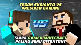 Teguh Sugianto vs Presiden Gaming: Siapa Gamer Minecraft yang Seru Ditonton? | MRI PanSos Kap #short