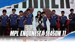 TERIMA KASIH MPL ID SEASON 11 | INTERVLOG WEEK 6 MPL INDONESIA S11