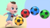 Color Balls Sing a Song Finger Family Nursery Rhymes Baby Kids Song