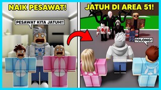 MIPAN DAN ZUZUZU | Pesawat Kita Terjatuh Di Tempat SCP Misterius Rahasia! (Brookhaven) - Roblox