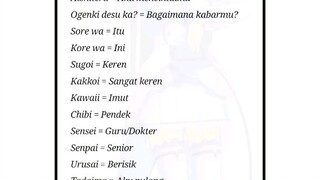 yok sma" belajar bahasa jepang😊😊