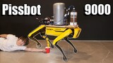 Teaching a Robot Dog to Pee Beer