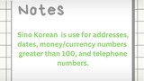 Korean numbers (Sino korean)
