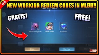 CLAIM! NEW WORKING REDEEM CODES (3 NEW CODES!) - MLBB