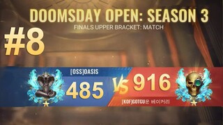 DOOMSDAY OPEN S3 FINAL GROUND OSS vs KOF - PART 8 STATE OF SURVIVAL