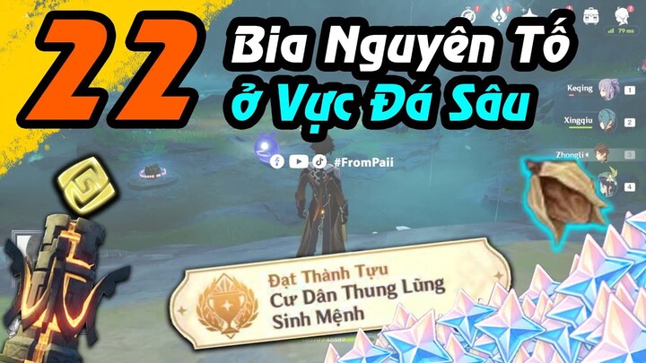 Bia nguyên tố ở Vực Đá Sâu | Elemental Monument The Chasm Genshin Impact