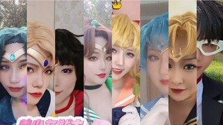 Kenangan Masa Kecil Mewakili bulan untuk menghukummu! [ Relai COS Sailor Moon ]