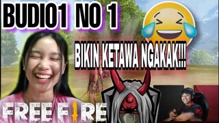 REACTION BUDI01 GAMING - KETIKA ANAK MEDAN MAIN FREE FIRE NGAKAK ABISSS