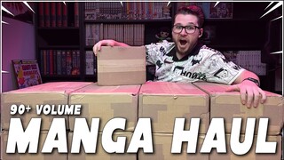 HUGE MANGA HAUL & UNBOXING! | 90+ VOL. | $1600+