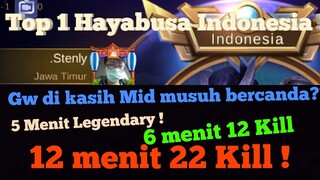 HAYABUSA TERCEPAT! 22 Kill dalam 12 menit Top 1 Hayabusa indonesia.