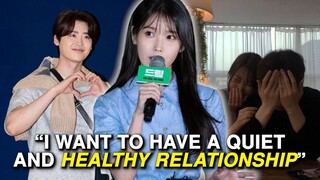 IU Addresses Lee Jong Suk's Viral Merchandise Incident and Their Relationship Private