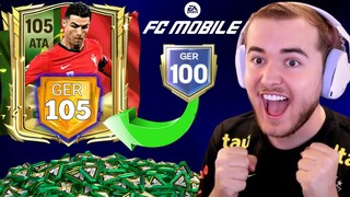 AUMENTEI 5 DE GER NO TIME DO INSCRITO SORTUDO NO FC MOBILE 24