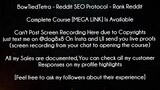 BowTiedTetra Course Reddit SEO Protocol - Rank Reddit download