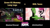 Rainbow Friends x Poppy Playtime MOMMY LONG LEGS vs GREEN Friends to your End | GAME x FNF Animation